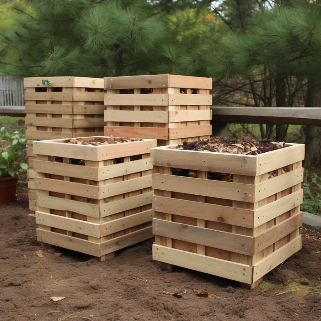 Customize Your Composting Adjustable Compost Bins with Three Bays for