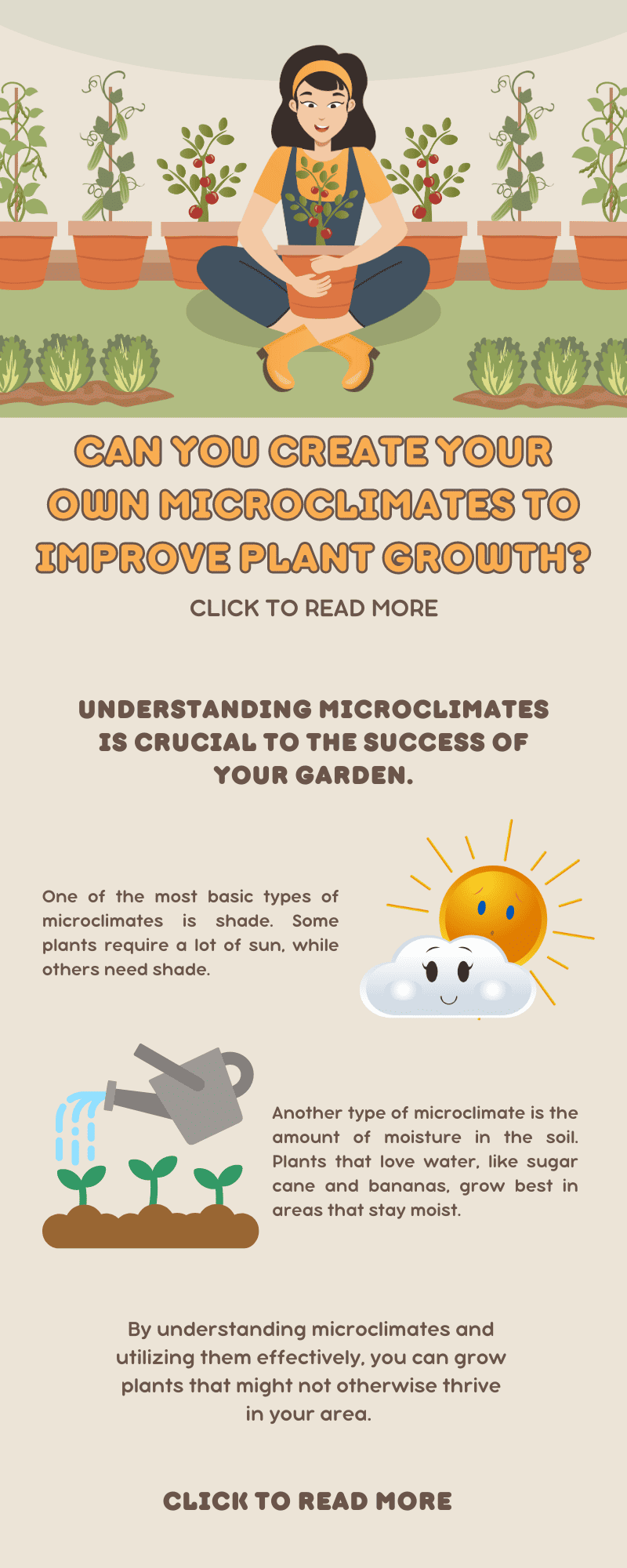 Can you create your own microclimates to improve plant growth?