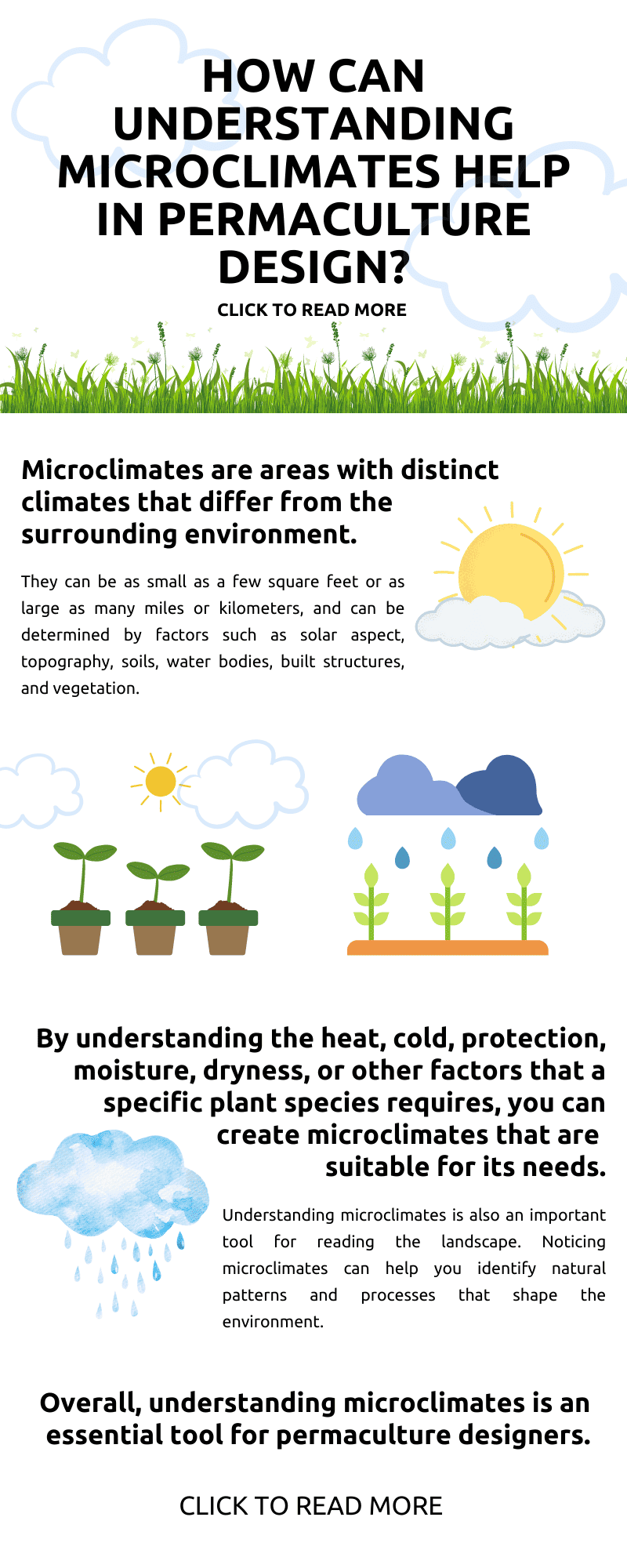 How can understanding microclimates help in permaculture design?