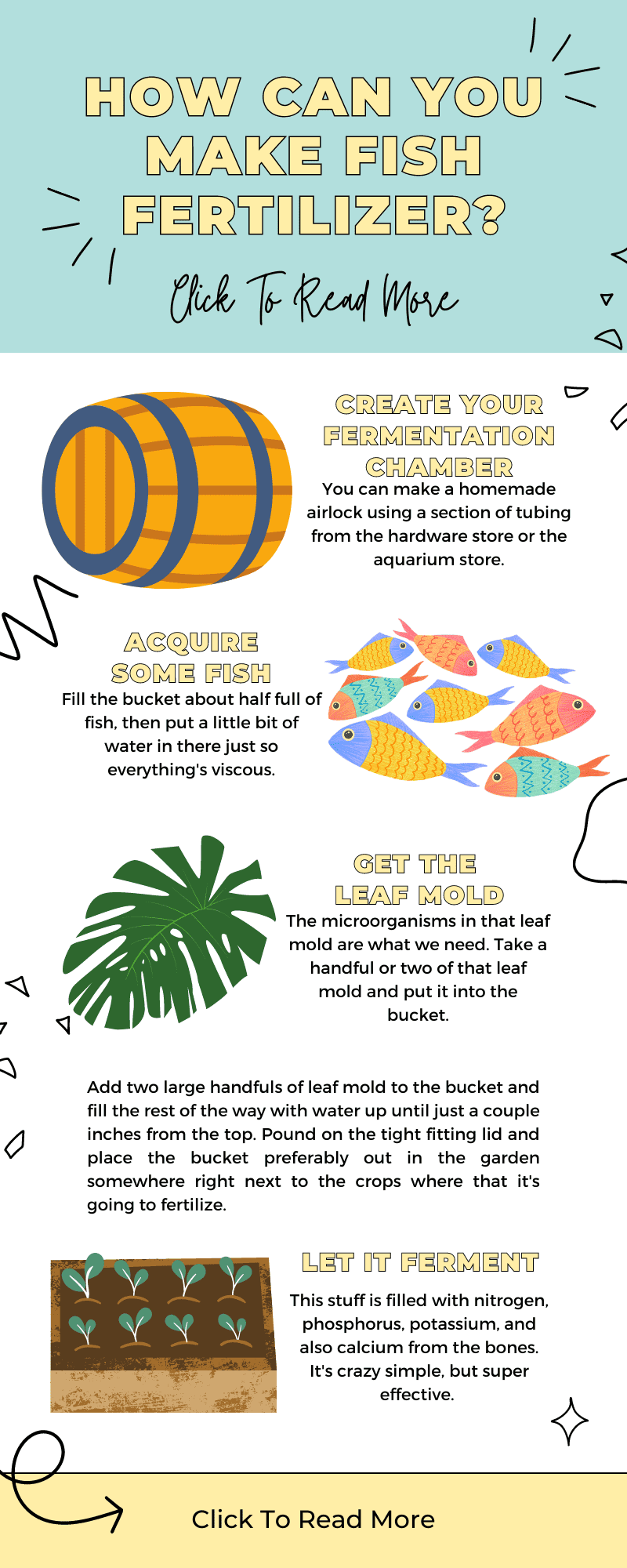 How can you make fish fertilizer?